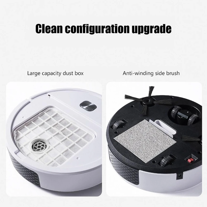 

1800pa Sweeping Robot Automatic Sweeping Robot Automatic Recognize Obstacle Ultra-quiet Hair and Dust Cleaning Robot