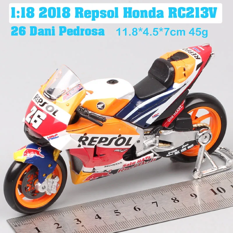 1/18 Maisto весы Repsol Honda RC213V высокая отключающая способность No#26 Дани педроса No#93 Марка Marc marquez мотоцикл, гоночный велосипед GP литья под давлением Модель игрушечных автомобилей