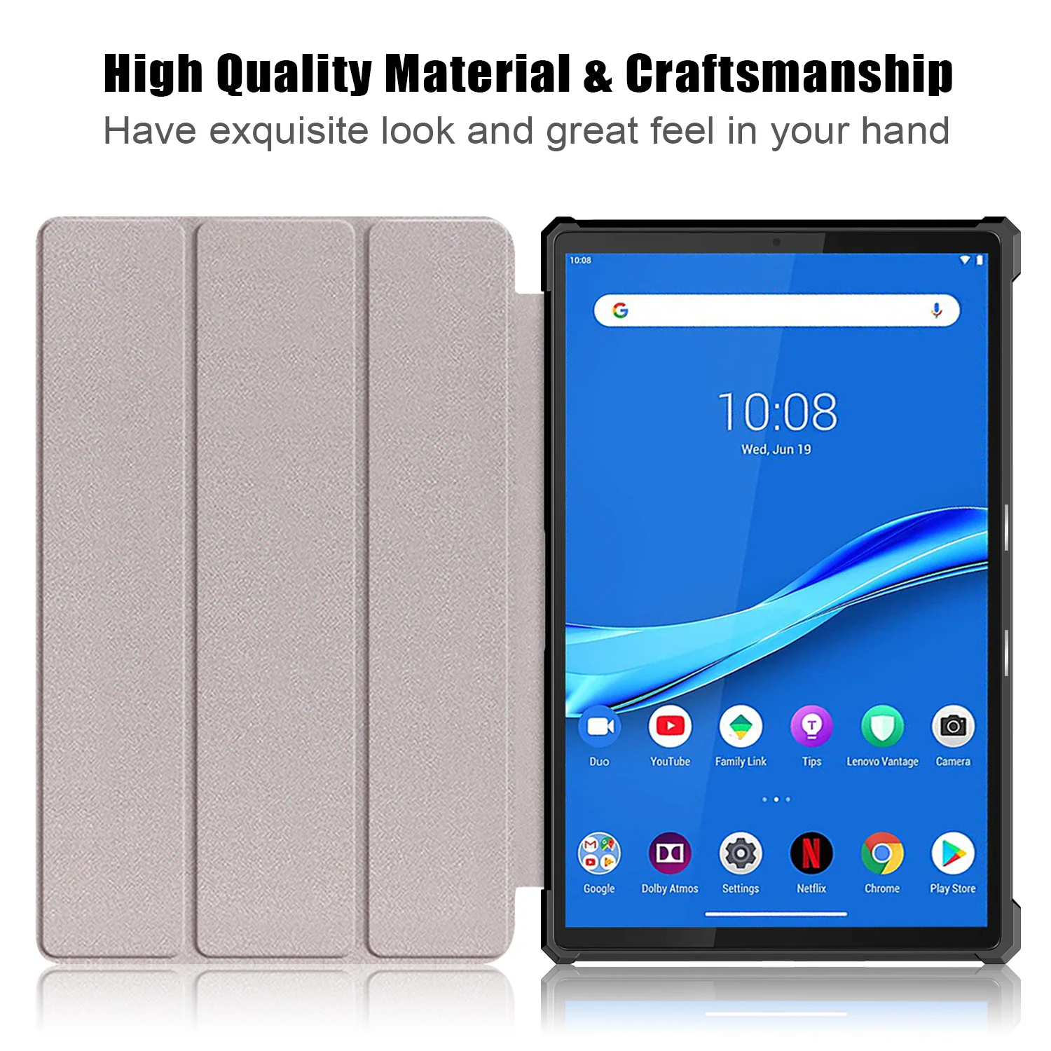 Тонкий ТПУ чехол GLIGLE с принтом для Lenovo Tab M10 FHD Plus TB-X606F X606X умный защитный мягкий |