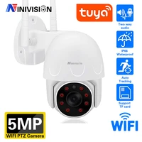 ninivision tuya ptz camera smart cloud outdoor auto tracking 2mp ip camea google home alexa video surveillance cctv security cam