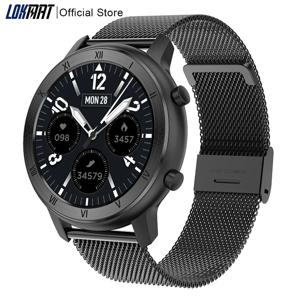 Фитнес трекер LOKMAT с функцией измерения ЭКГ и пульса|Смарт-часы| |