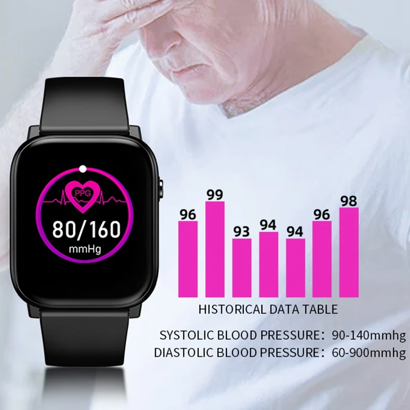 

Smart Watch M39 Sports Watches 1.4 Inch Full Touch-Sn Heart Rate Monitoring Fitness Tracker PK P8 for Huawei