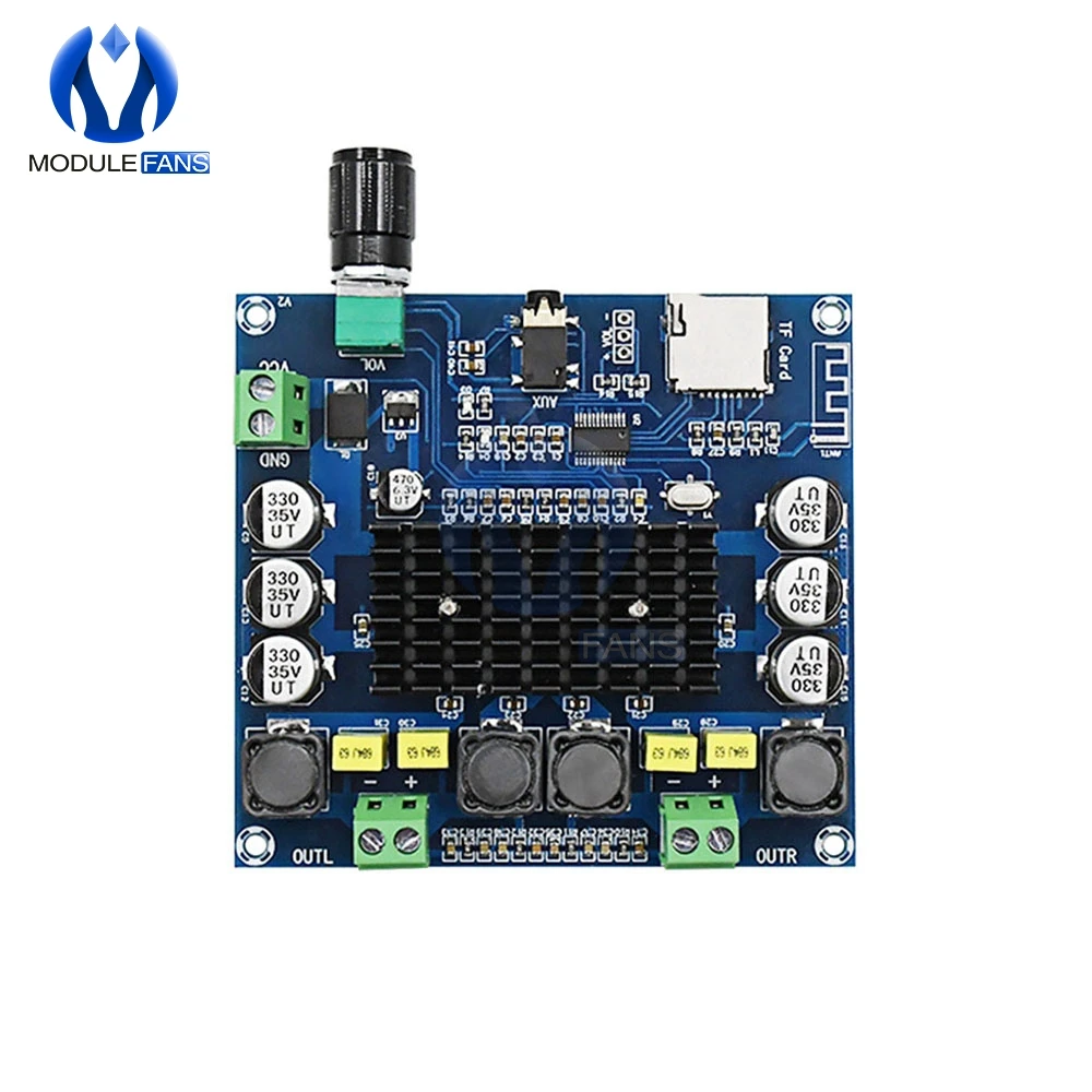 Bluetooth усилитель TDA7498 аудиоплата 2x50 Вт цифровой стерео модуль питания с поддержкой