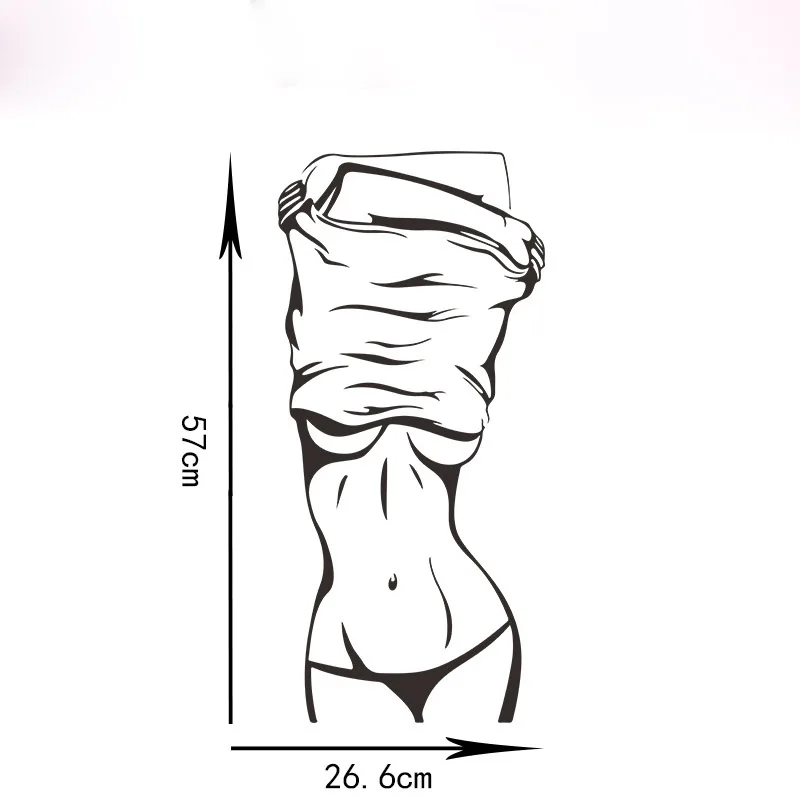 Наклейки на стену сексуальные девушки обнаженные тела силуэт виниловые