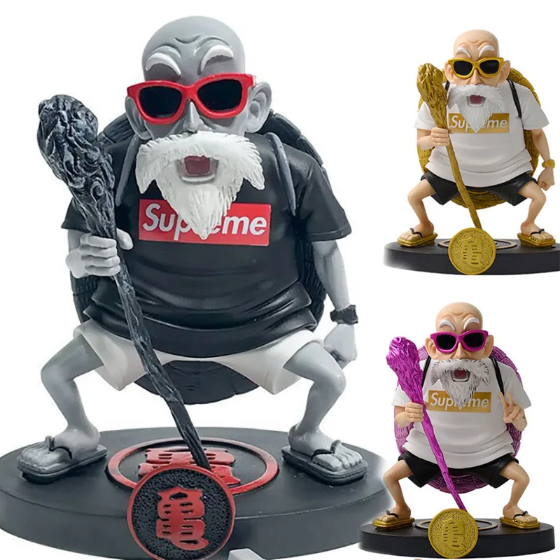 

Dragon Ball GK Dragon Ball Z Budokai Master Roshi Trendy Clothes Turtle Fairy Boxed Figure Car Decoration White Black Purple Box