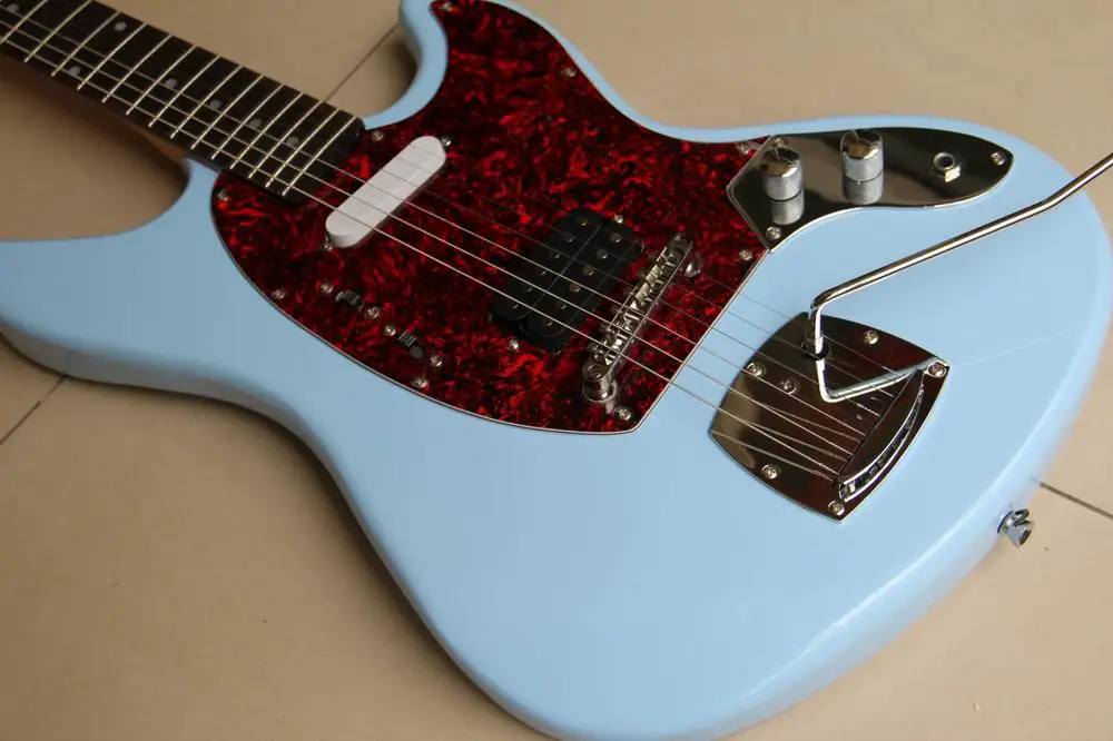 Оптовая продажа гитары из Китая новая модель электрической Jaguar в синем цвете