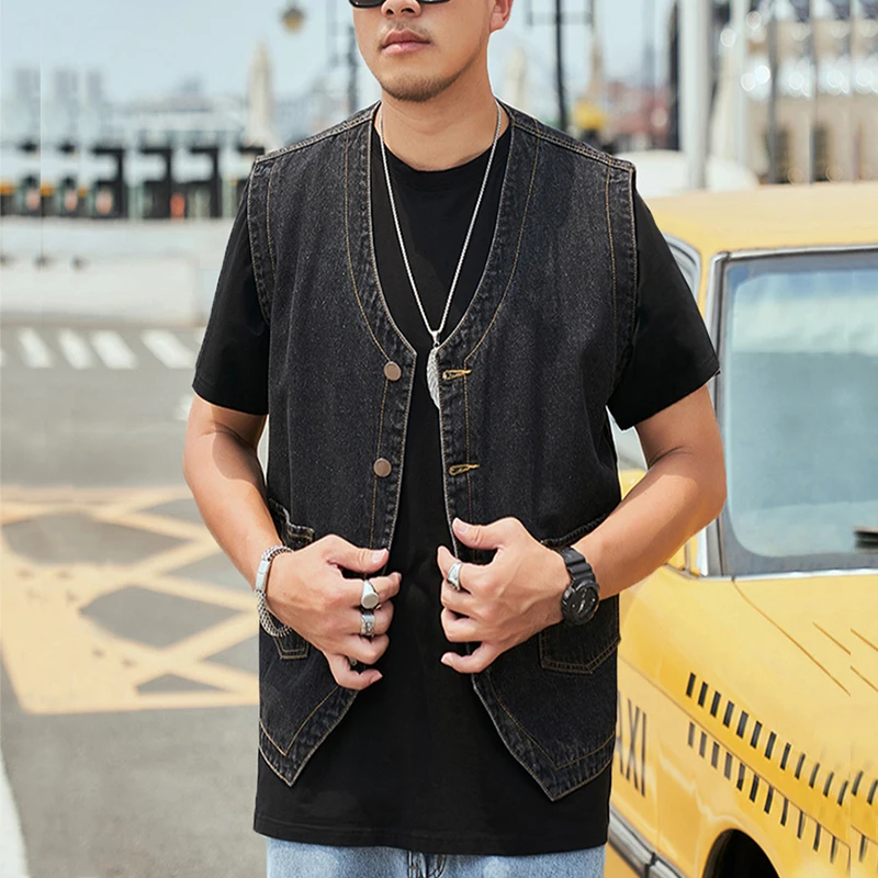 

Denim Vest Chaleco Hombre Verano Sans Manche Homme Chaleco Hombre Trabajo Gilet Hombre Zomer Jas Heren jeans jacket men New 2021