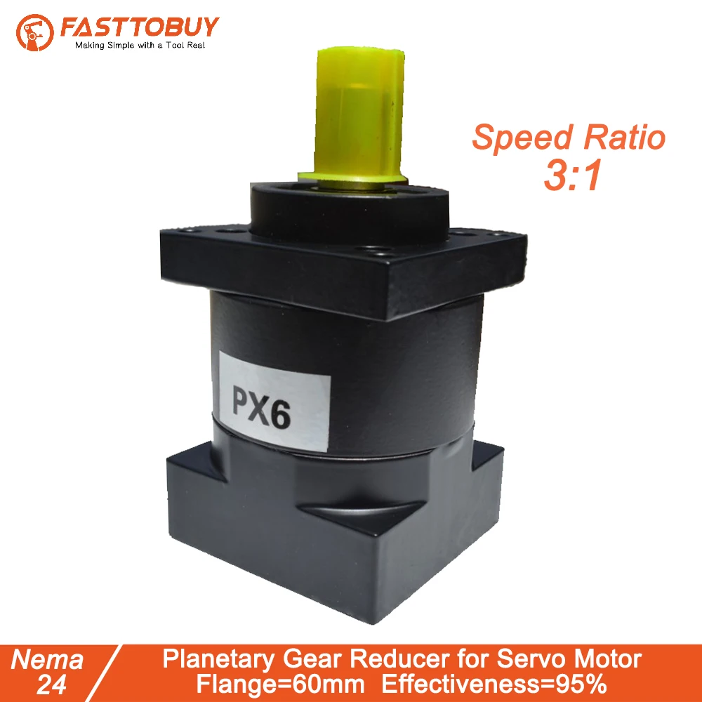 Коэффициент скорости 3:1 Планетарный редуктор фланец редуктора 60 мм для NEMA24