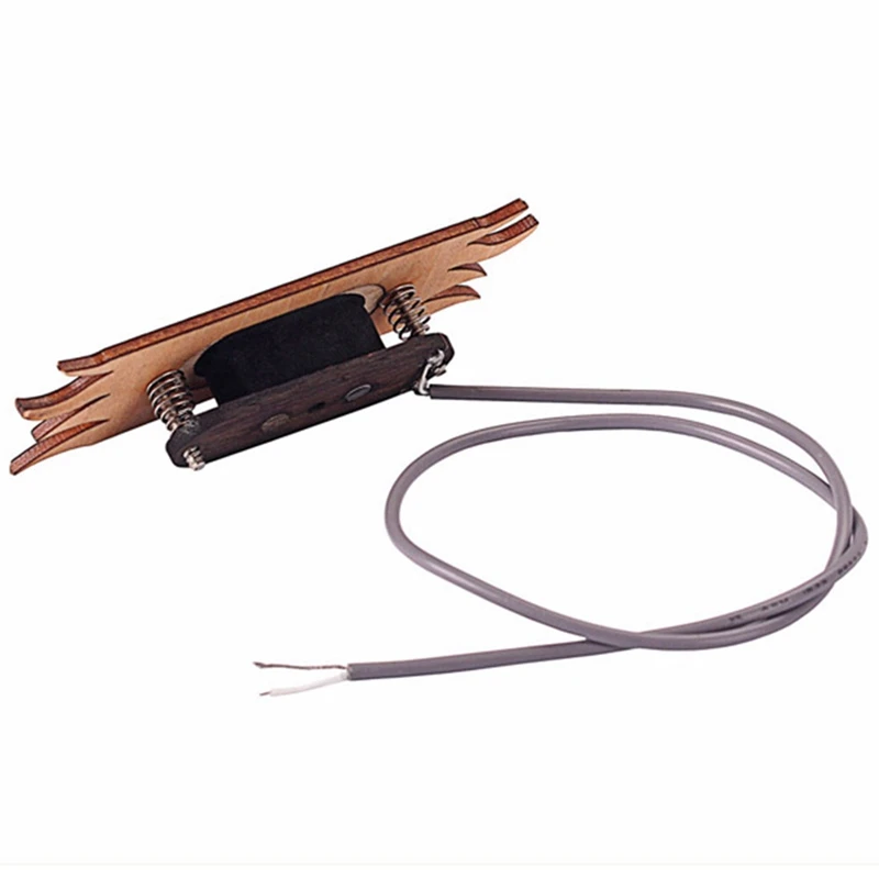 

Novelty Maple 2-String Bridge Pickup DIY for Cigar Box Guitar Replacement Parts