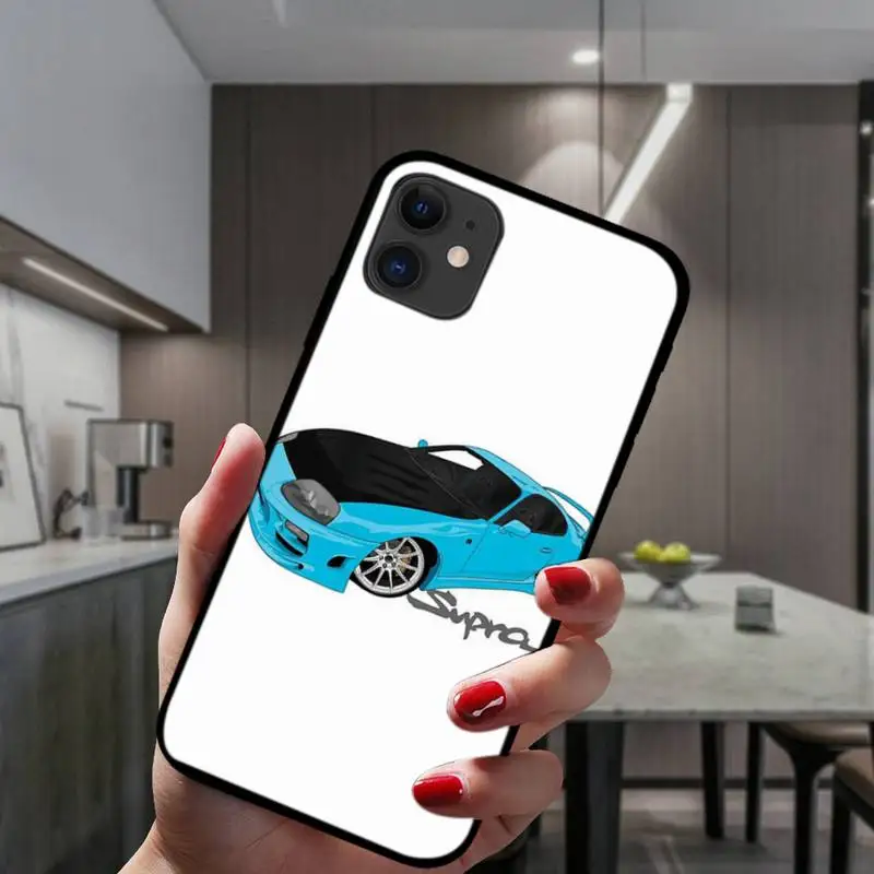 

ZFGHSHYQ Supra 2JZ Phone Case For IPhone 6 6s 7 8 Plus X Xs Xr Xsmax 11 12 Pro Promax 12mini