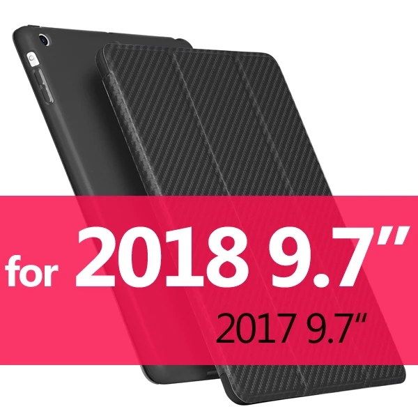 carbon fiber black Для iPad Air 2 Air 1 чехол 9,7 Funda силиконовый мягкий задний из искусственной кожи умный чехол для iPad 6го поколения Чехол 10," - Цвет: carbon fiber black