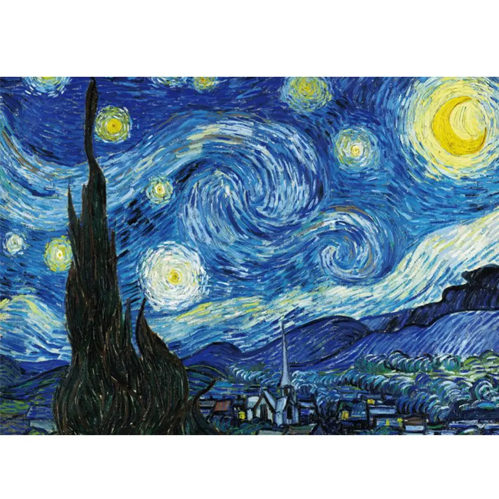 DIY 5D полный набор алмазной живописи Ван Гог Звездная ночь Алмазная вышивка наборы