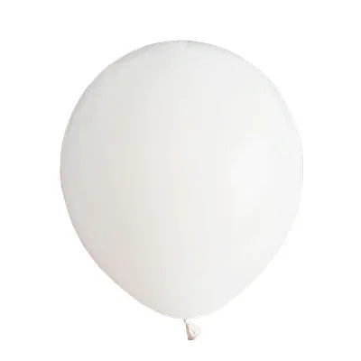 white 3" 18" 1" 10" " из белого латекса воздушные шары утолщаются счастливый декор для вечеринки в честь Дня Рождения Свадьба Любовь Воздушные шары для праздника море матовый цвет Globos - Цвет: white