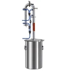 Домашний заварной дистиллятор 60 л, новый трубчатый дистиллятор с лунным светом, спиртовая машина с медная сетка дистилляционной башней