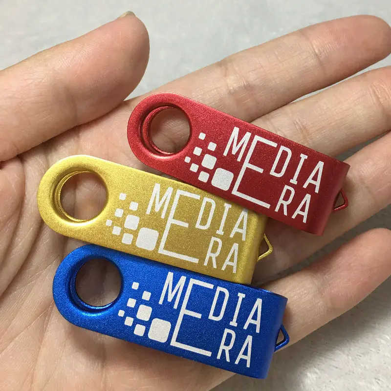 Пользовательский логотип OTG Usb флэш накопитель 2 0 металлический Флешка 4 ГБ 8 16 32 64