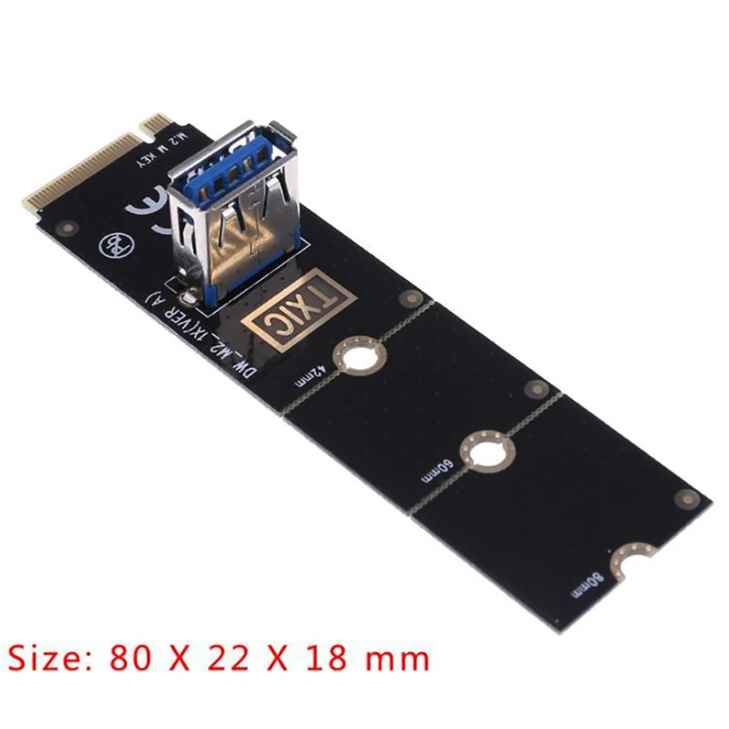 

1 шт., адаптер-слот NGFF M.2 для USB 3,0 PCI-E 16X
