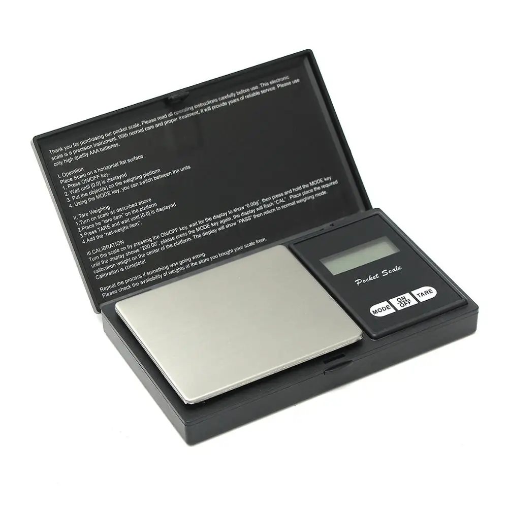 

0.01g-500g Electronic Pocket Mini Digital LCD Gold Weighing Scale Gram