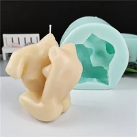 3d creative human body candle silicone mold diy aromatic candle making resin soap mold gifts craft supplies home decoration