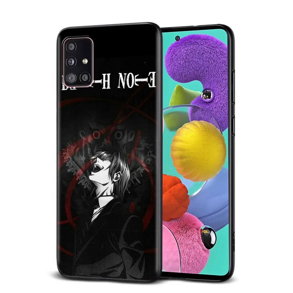 

Anime Death Note Shell For Samsung A51 A91 A72 A71 A52 A42 A41 A32 A31 A21s A21 A12 A11 A02s A02 A01 Case TPU Coque