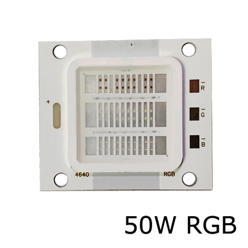 Крепление RGB высокомощный диодный 50 Вт COB прожектор с разноцветными огнями яркий DIY шарик светодиодный светильник