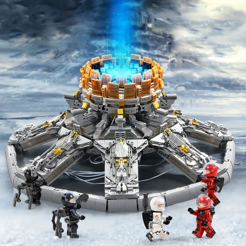 Игрушечные блоки со светодиодной подсветкой в виде двигателя модель ранней