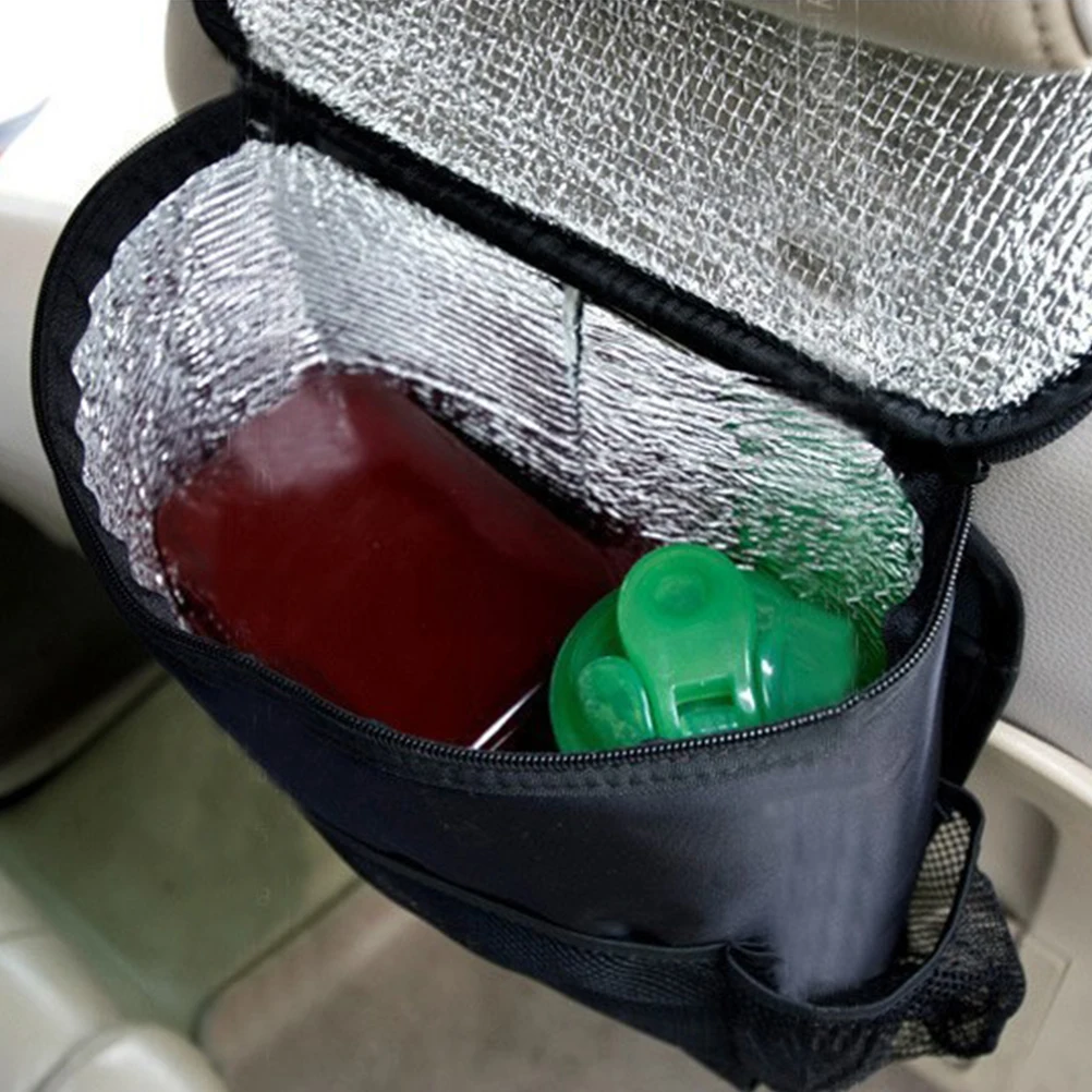 Mochila de asiento de coche para beb&eacute;, organizador de bebidas aislado, bolsa de almacenamiento de viaje, nueva-5