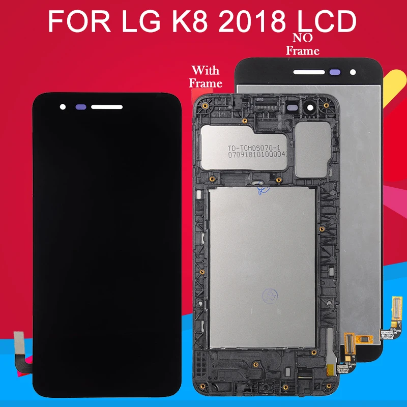 Dinamico K8 2018 ЖК дисплей для LG K9 сенсорный экран панель стекло дигитайзер X210AM X210MA в