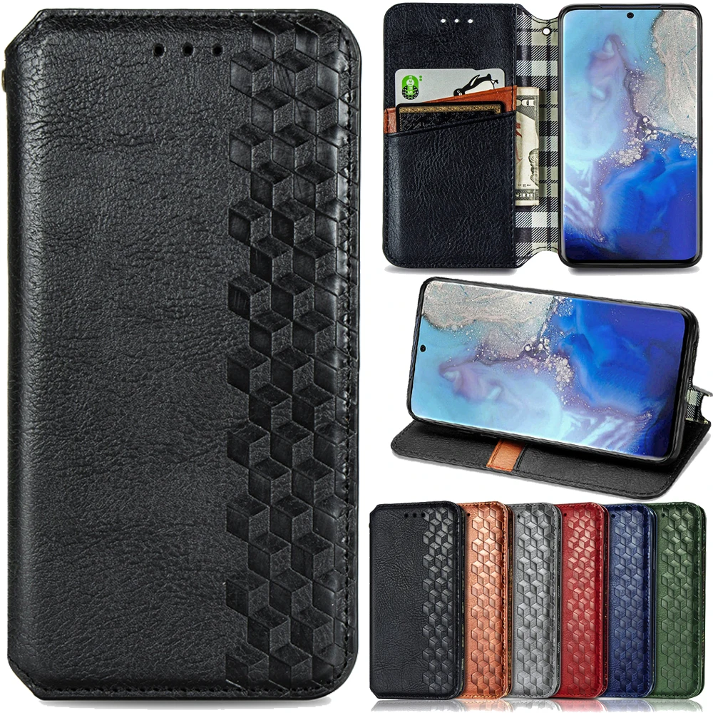 

Luxury Leather Case For Samsung Galaxy A01 A02 A10 A11 A12 A20 A21 A31 A32 A41 A42 A50 A51 A70S A71 A72 A81 A91 5G Wallet Cover