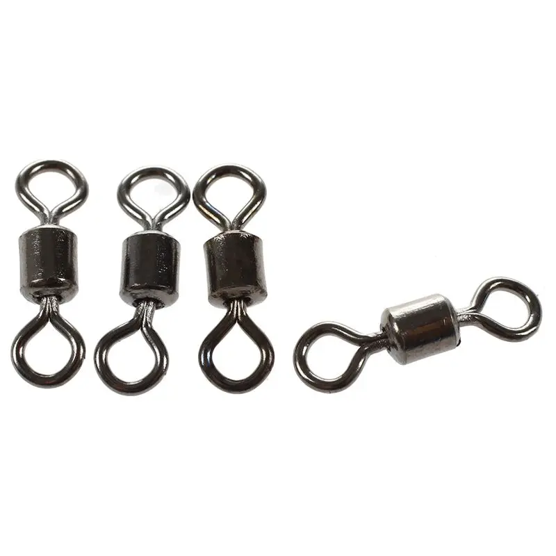 200 шт морские рыболовные снасти Вертлюги крючки снасть Размер 6 # | Спорт и