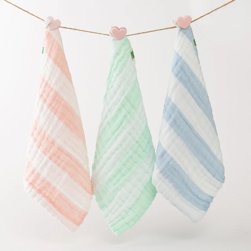 

3 Pcs/Pack Baby Infants Feeding Bibs Absorbent Soft Cotton Burp Saliva Towel Handkerchief Toddler Scarf Washcloth