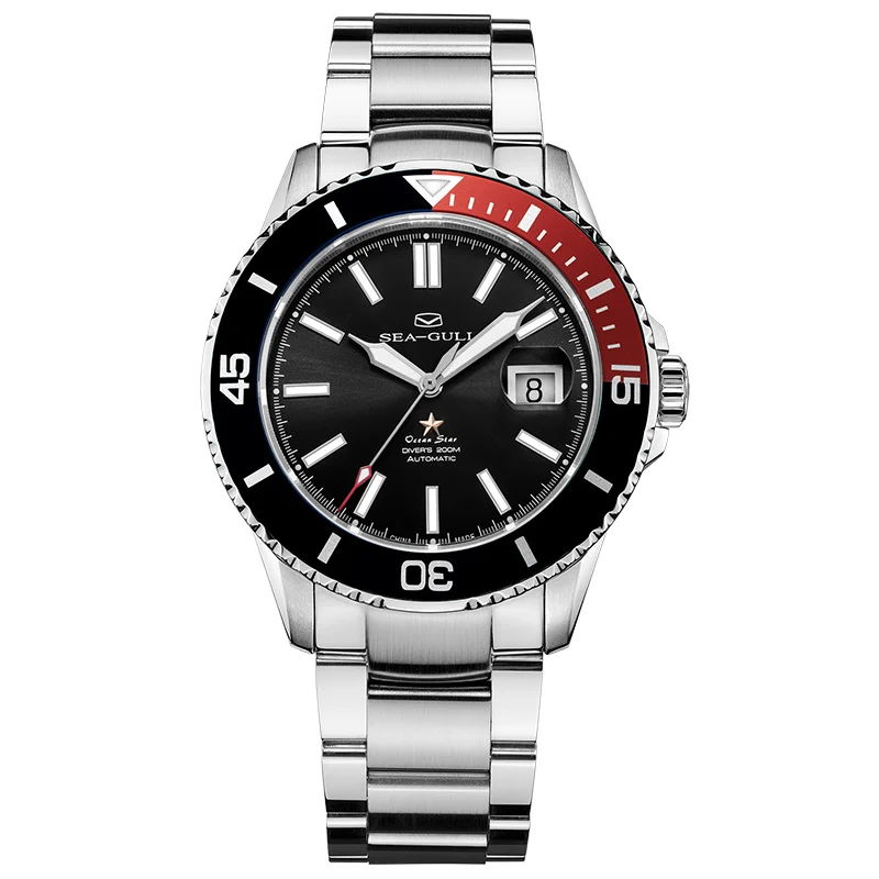 Seagull Watch 2021 New Ocean Star Diving Watch 200m Waterproof Automatic Mechanical Watch Business Men's Watch 6114 images - 6