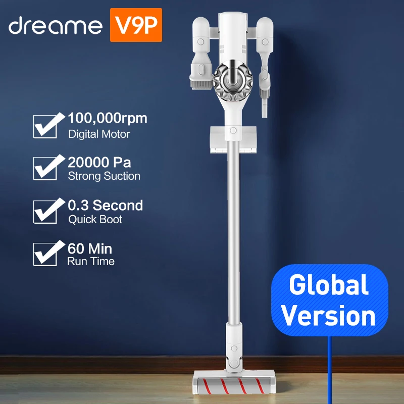 Dreame V9P ручной беспроводной пылесос портативный циклонный фильтр ковер