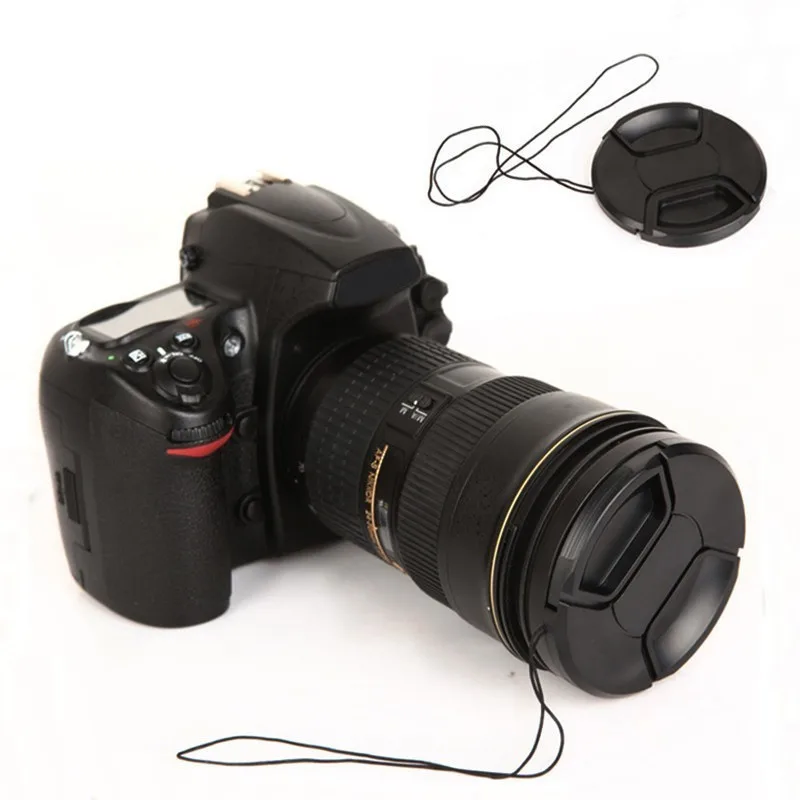 Lens Cover Cap + Anti-lost Rope Set For DCamera For nikon D100 D200 D300 D3200 D5100 D5200 D7000 D70s D7200 D750 D80 D800 D810 images - 6