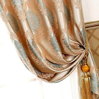 luxury european style new embroidery drapery curtain material curtains luxury barpque euro flower embroidery curtains finished