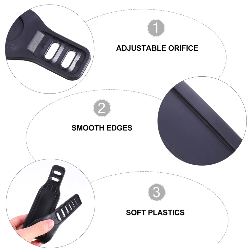 

2 Pcs Pedal Straps Gym Bike Toe Straps Adjustable Straps Gym Accessories