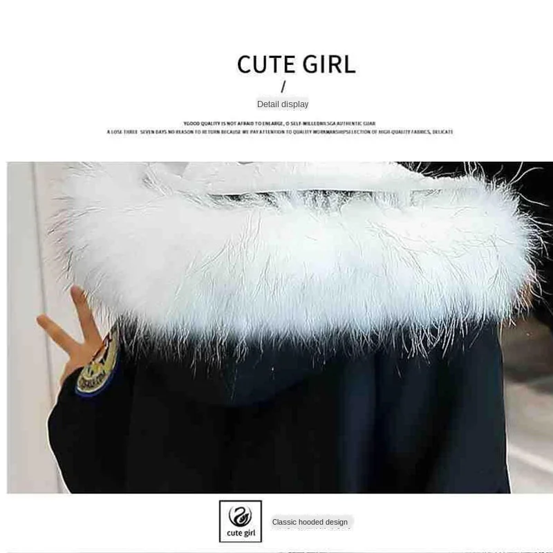 

Winter Girls Cotton Jacket 2020 New Children Fashion Parker Coats Children's Winter Clothes Plus Velvet Thick Cotton Jacket 15T
