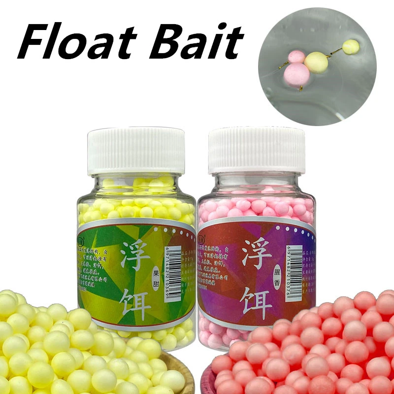 

ZXZ EPS Foam Floats Ball Beads Beans Carp Fishing Boilies Sweet Smell Floating Bottom Hair Rig Popup Fishing Bait 170~900pcs