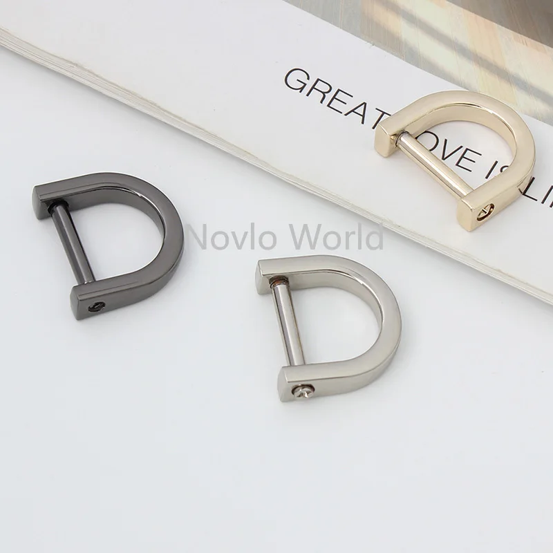 Винтовое d образное кольцо с квадратным краем 16 мм 50 100 шт.|bag hardware|metal accessories for