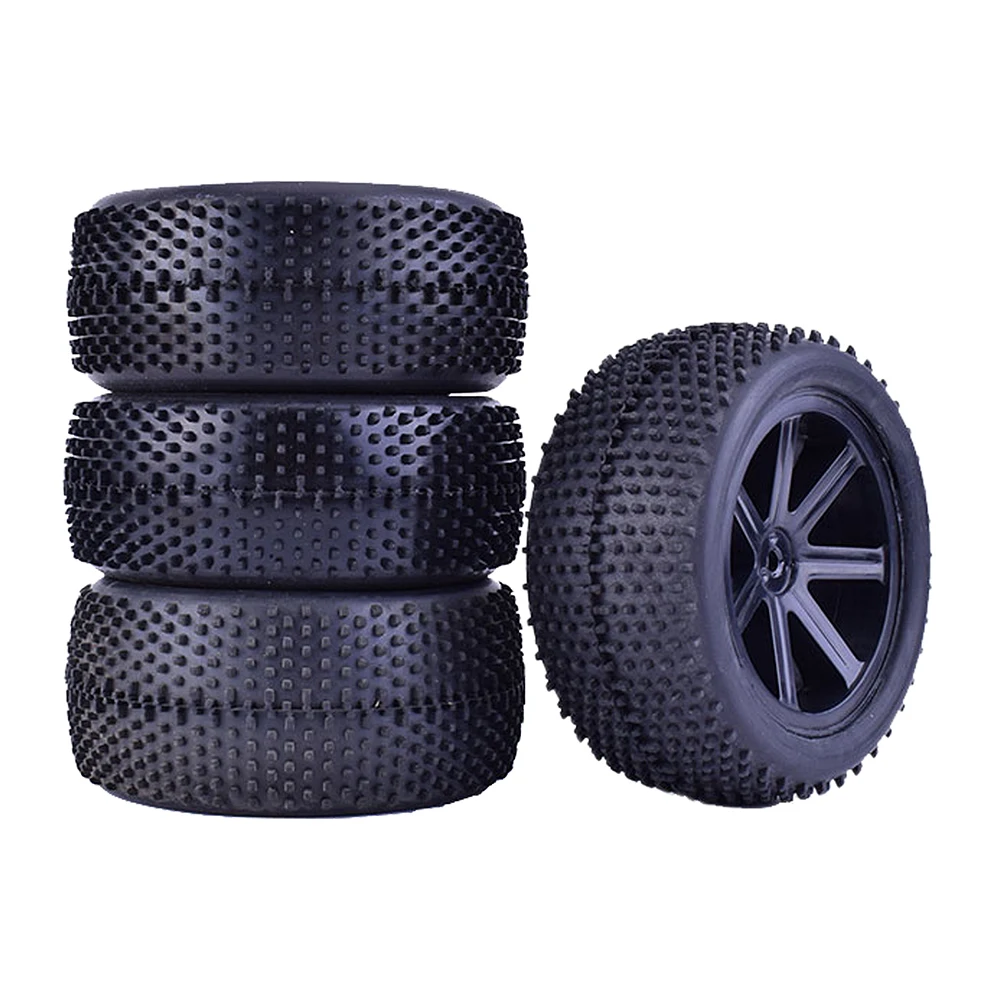 

4Pcs ZD Racing 85mm Wheel Hub Rim & Rubber Tires For 1/10 Off-Road RC Car Buggy Tires Components