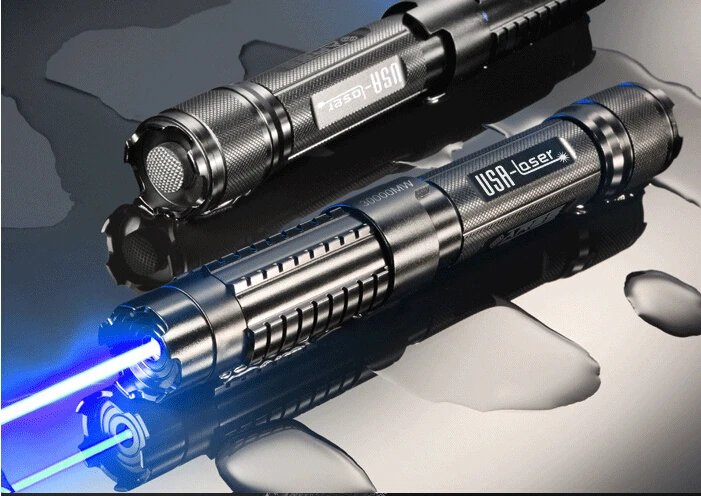 

HOT! High Power 5000000m 500W Blue Laser Pointers 450nm Lazer Flashlight Burning Match/Burn light cigars/candle/black Hunting