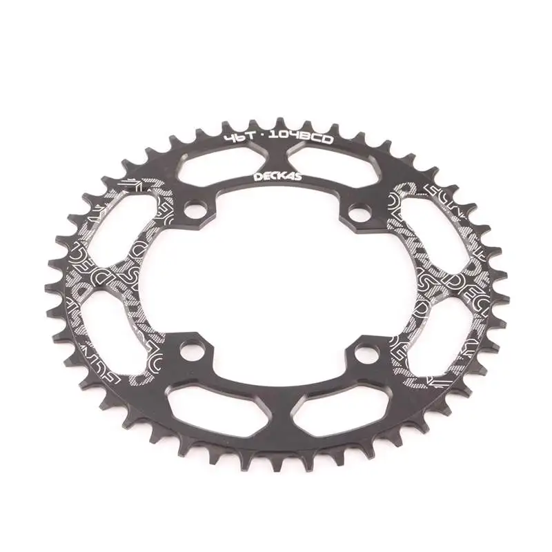 DECKAS Овальный 104BCD 40/42/44/46/48/50/52T горный велосипед Звездочка MTB велосипед, способный преодолевать Броды для shimano 8-12 Скоростей диаметра окружности болтов(алюминиевая звездочка