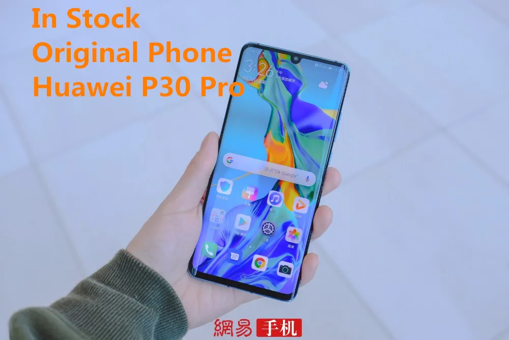 Мобильный телефон huawei P30 Pro Octa Core 8G 512G 6,4" OLED Kirin 980 Android 9,1 NFC 2340*1080 SuperCharge 4200mAh