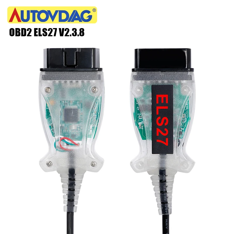 Автомобильный сканер OBD2 ELS27 V2.3.8 Els 27 PCB PIC24HJ128GP + FTDI Mircochip многоязычный работает FoCOM