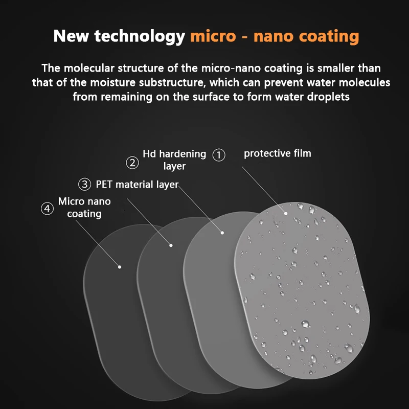 2 шт. противотуманная Автомобильная зеркальная пленка для окон автомобильная