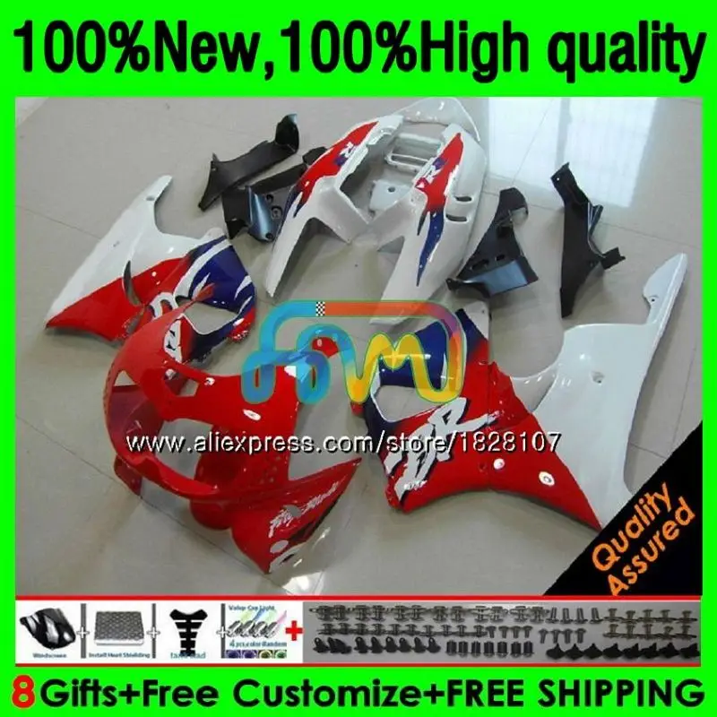 

Body For HONDA CBR 900 893RR CBR900RR CBR893RR 94 95 96 97 150BS.71 Red white blue CBR900 CBR893 RR 1994 1995 1996 1997 Fairings