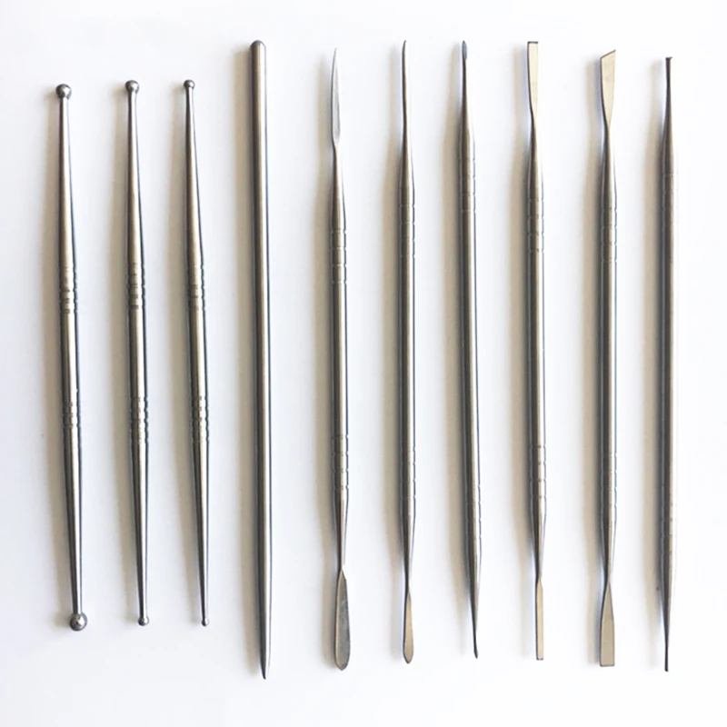 

Artist Suggestion High Quality Stainless Steel Wax Ceramic Pottery Clay Polymorph Modeling Sculpting Tools Art Supplies