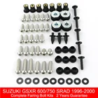Для Suzuki GSXR 600 750 SRAD 1996 1997 1998 1999 мотоциклетные болты с полной обтекательной головкой из нержавеющей стали