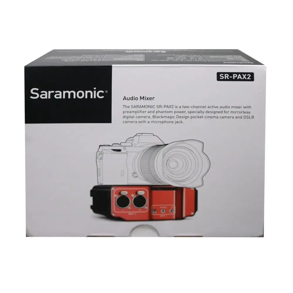 Saramonic SR PAX2 профессиональный аудио микшер с предусилитель 4 входного сигнала для