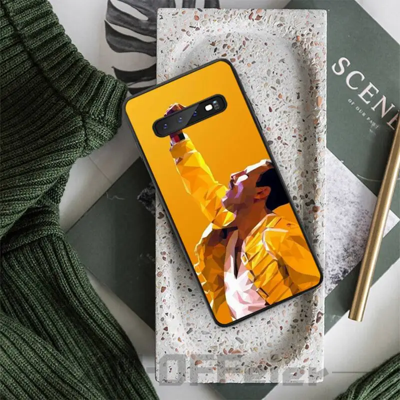 

Queen Freddie Mercury Phone Case For Samsung Galaxy S7 S8 S9 S10e S20 PLUS Note 10 Pro PLUS For Samsung Galaxy S10 Case
