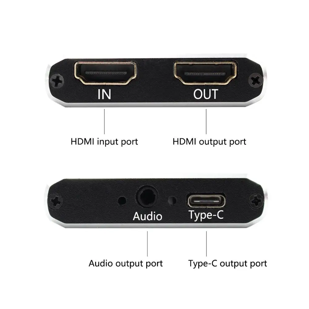 HDMI ЗАХВАТ USB 3,0 Тип C видео Захват Видео Аудио Захват игра захват рекордер ключ игра потоковая прямая трансляция